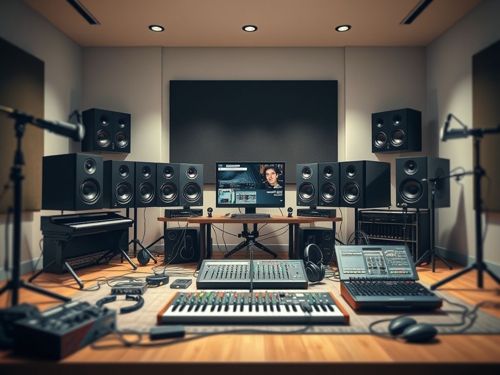 O que é Equipamento de estúdio